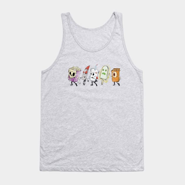 Horror Movie Lobby Tank Top by The October Academy